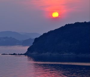 Preview wallpaper tatsuno, japan, sea, sunset