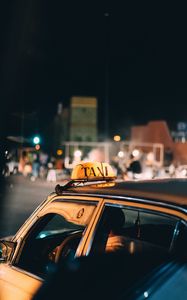 Preview wallpaper taxi, auto, city, transport