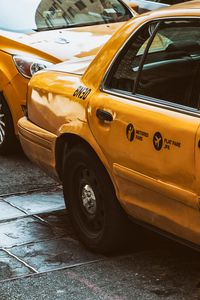 Preview wallpaper taxis, car, new york