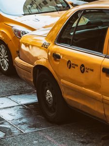 Preview wallpaper taxis, car, new york