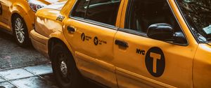 Preview wallpaper taxis, car, new york