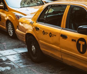 Preview wallpaper taxis, car, new york