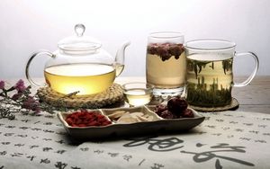 Preview wallpaper tea, assorted, set, glass