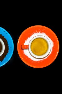 Preview wallpaper tea, cup, orange, bright