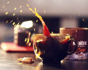 Preview wallpaper tea, drink, chocolate, clove