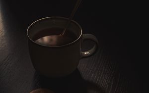 Preview wallpaper tea, drink, cup, cookies, dessert