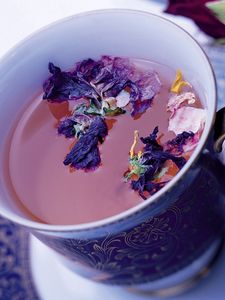 Preview wallpaper tea, drink, flowers, cup