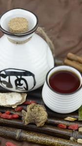 Preview wallpaper tea, tea ceremony, utensils
