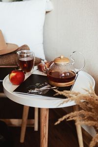 Preview wallpaper teapot, tea, apple, glass, drink