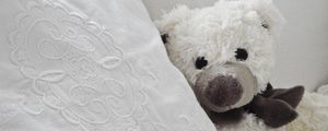 Preview wallpaper teddy bear, toy, pillow, patterns