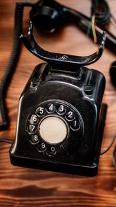 Preview wallpaper telephone, dial, retro, aesthetics