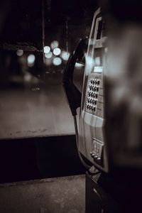 Preview wallpaper telephone, payphone, blur, night