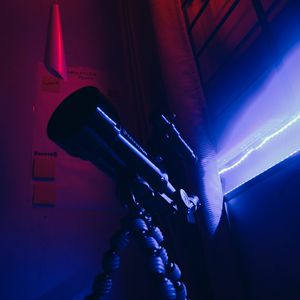 Preview wallpaper telescope, device, optics, light, dark