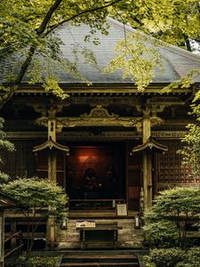 Preview wallpaper temple, building, architecture, japan