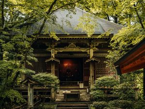 Preview wallpaper temple, building, architecture, japan