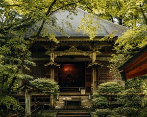 Preview wallpaper temple, building, architecture, japan