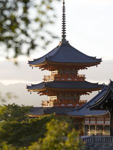 Preview wallpaper temple, pagoda, architecture, japan