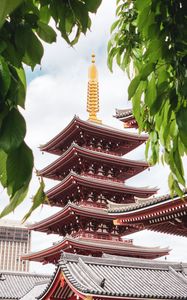 Preview wallpaper temple, pagoda, building, architecture, japan