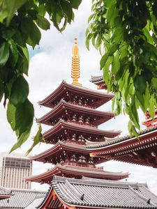 Preview wallpaper temple, pagoda, building, architecture, japan