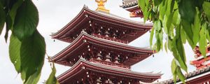 Preview wallpaper temple, pagoda, building, architecture, japan
