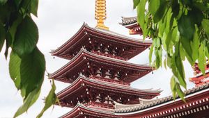 Preview wallpaper temple, pagoda, building, architecture, japan