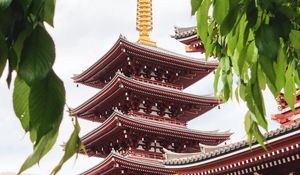 Preview wallpaper temple, pagoda, building, architecture, japan