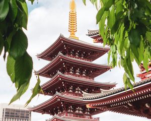 Preview wallpaper temple, pagoda, building, architecture, japan