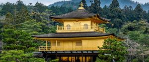 Preview wallpaper temple, pagoda, building, architecture, reflection, japan