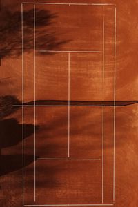 Preview wallpaper tennis court, tennis, court, marking, aerial view