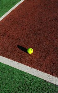 Preview wallpaper tennis, tennis ball, ball, court