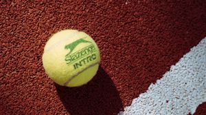 Preview wallpaper tennis, tennis ball, ball, court, markup