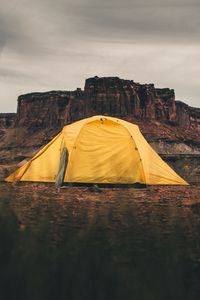 Preview wallpaper tent, camping, mountains, nature