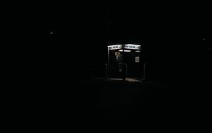 Preview wallpaper terminal, night, dark