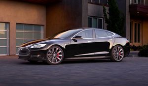 Preview wallpaper tesla model s, tesla motors, side view