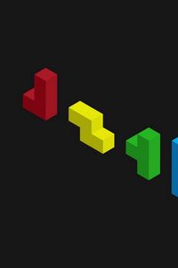 Preview wallpaper tetris, figurines, colorful