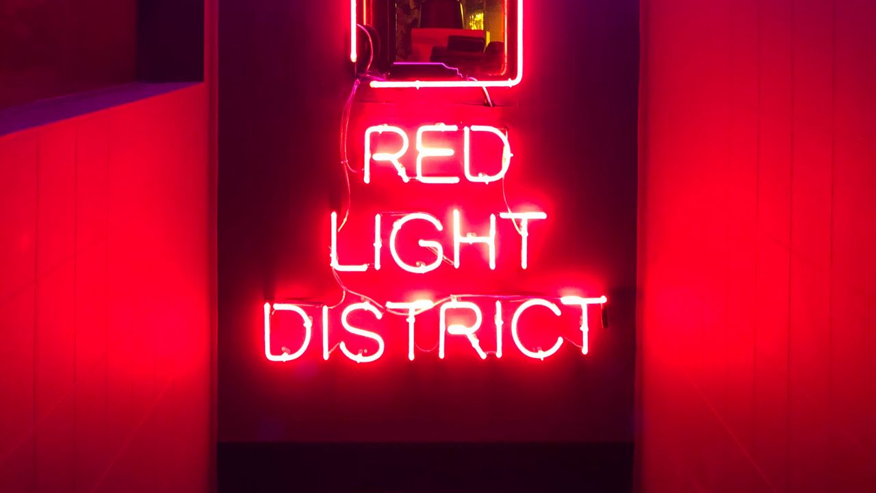 Wallpaper text, neon, red, light, glow