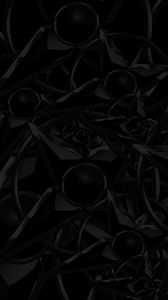 Preview wallpaper texture, black, dark, structure