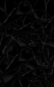 Preview wallpaper texture, black, dark, structure