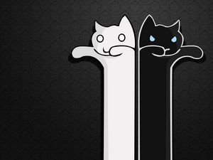 Preview wallpaper texture, cats, black white