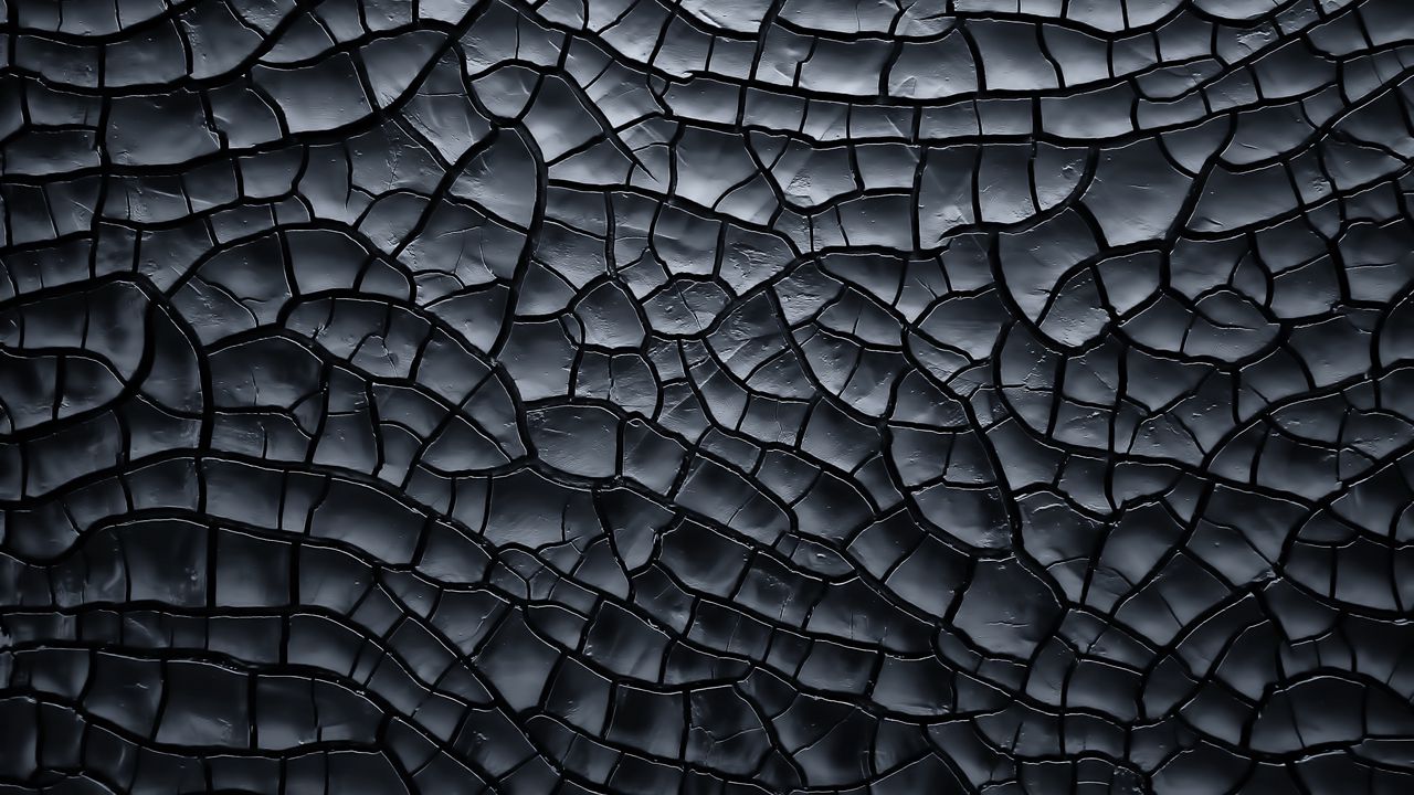 Wallpaper texture, cranny, black