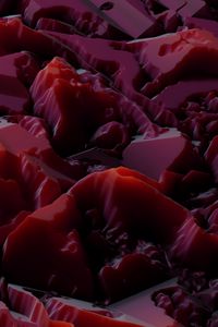 Preview wallpaper texture, crystalline, red, 3d