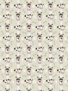 Preview wallpaper texture, dogs, drawing, positive