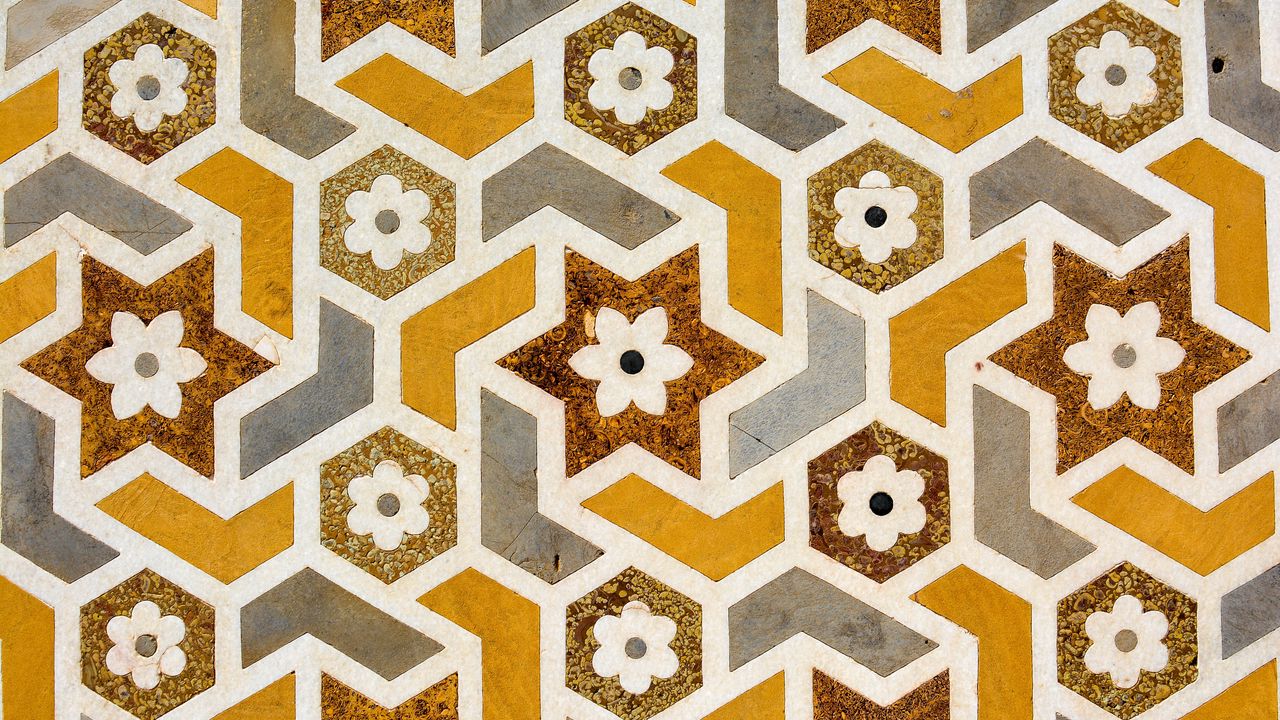 Wallpaper texture, flowers, patterns