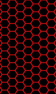 Preview wallpaper texture, hexagons, net, red, black