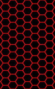 Preview wallpaper texture, hexagons, net, red, black