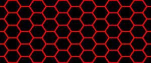 Preview wallpaper texture, hexagons, net, red, black