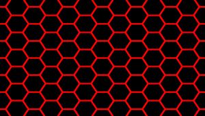 Preview wallpaper texture, hexagons, net, red, black