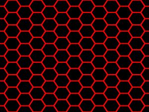 Preview wallpaper texture, hexagons, net, red, black