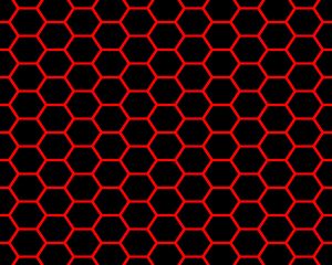 Preview wallpaper texture, hexagons, net, red, black