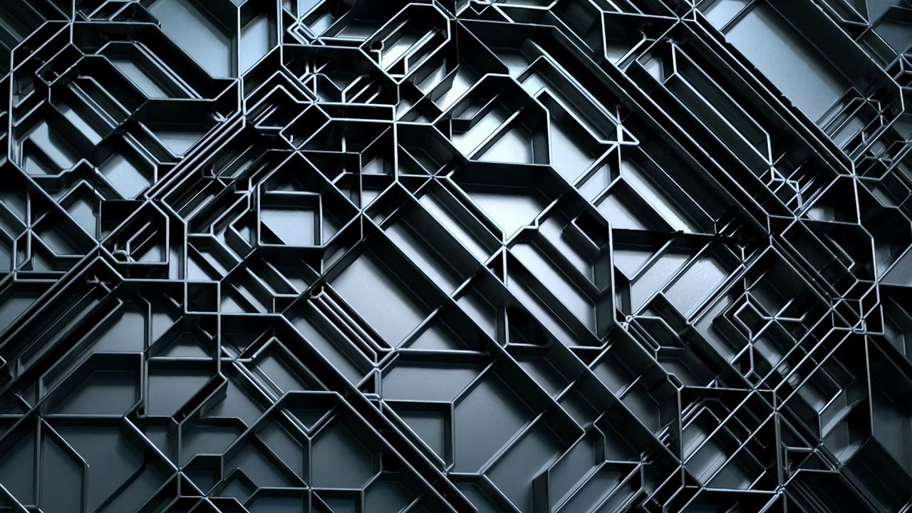 Wallpaper texture, lines, tangled, 3d
